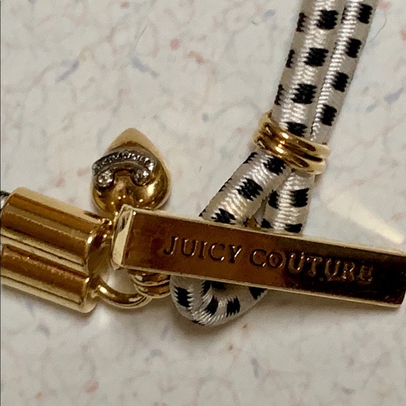 JUICY COUTURE STRETCHY BRACELET W/CENTER LOGO GUC - Picture 6 of 8